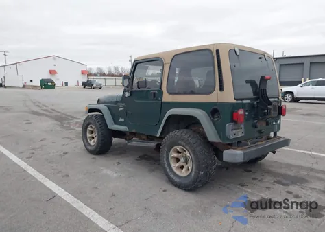 2000 Jeep Wrangler Sport z USA, uszkodzony, nr VIN 1J4FA49S7YP760846